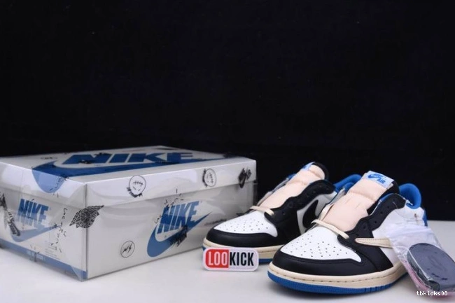 Reps TBkick x Jordan Retro Design Fragment Low 1 DM7866-140 x Travis Scott Air 0822